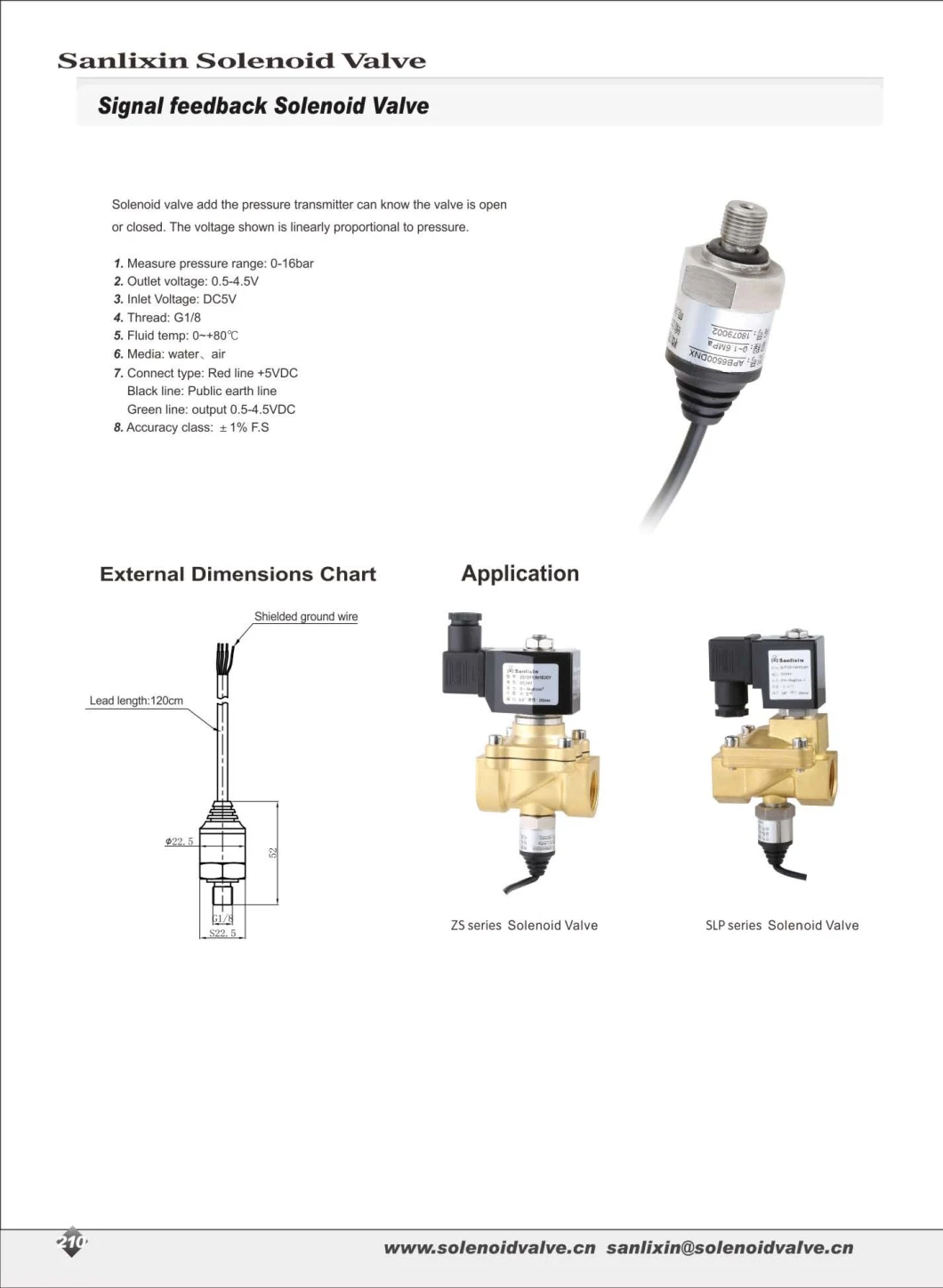 Signal Feedback Solenoid Valve