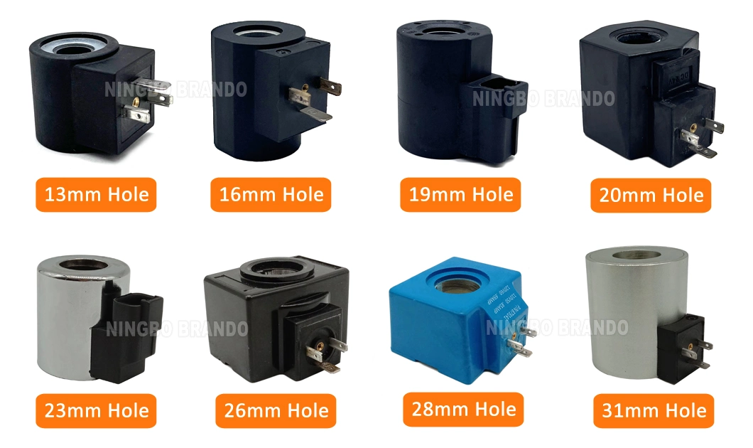 26mm Hole DSG-03 Series Hydraulic Directional Control Solenoid Valve Coil A100 A120 A200 A240 110V 120V 220V 240V 35W